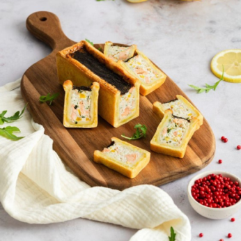 Mini pâté en croute cocktail au saumon
