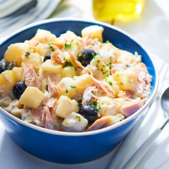 Pommes de terre au thon