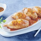 Encornets farcis à la sauce tomate 