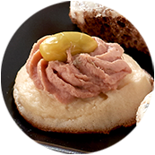  Blinis thon, tomate, câpres et fève de soja