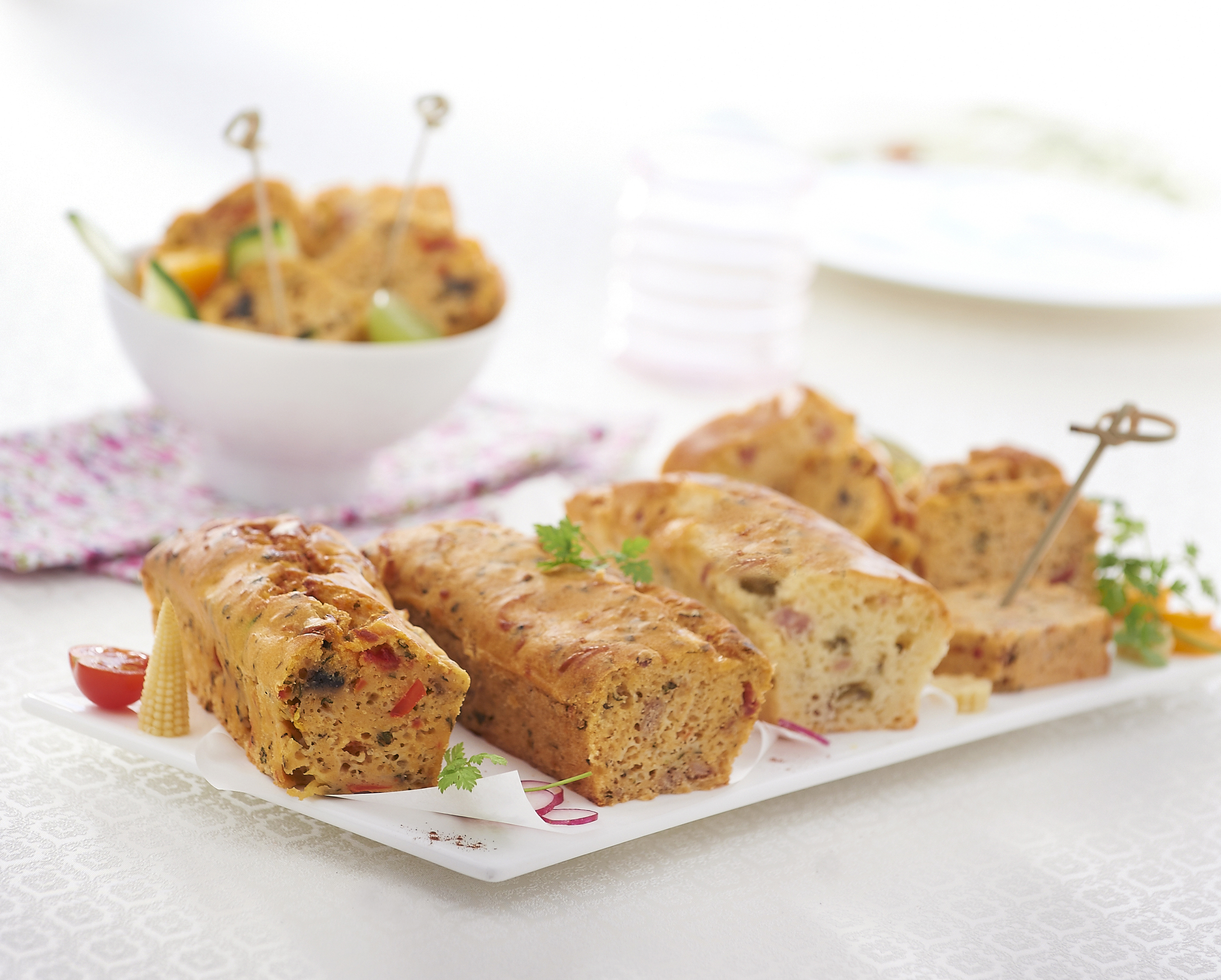 Ap&eacute;ro : Cake sal&eacute; et verrines