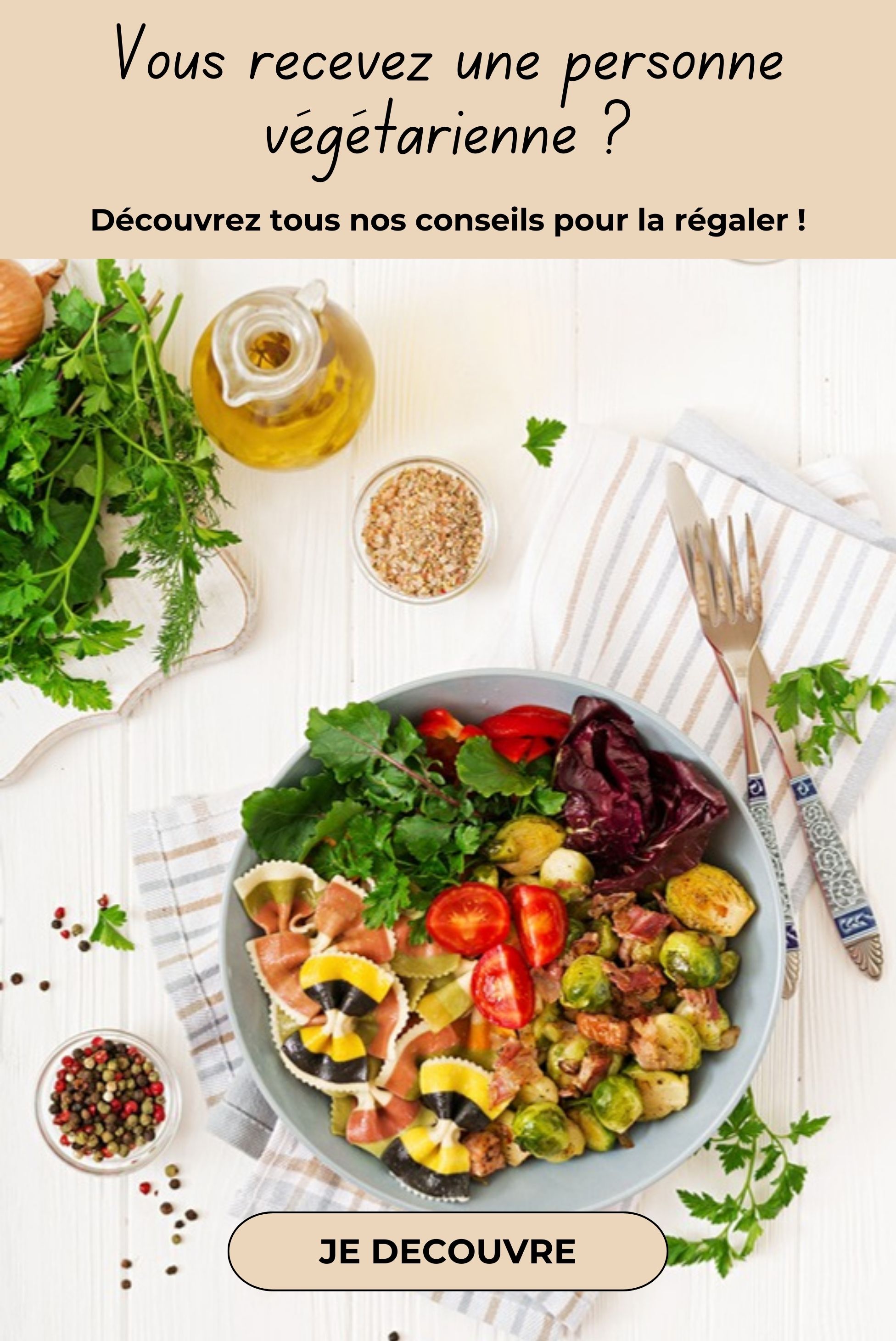 Découvrez notre sélection pour un repas végétarienwidth=