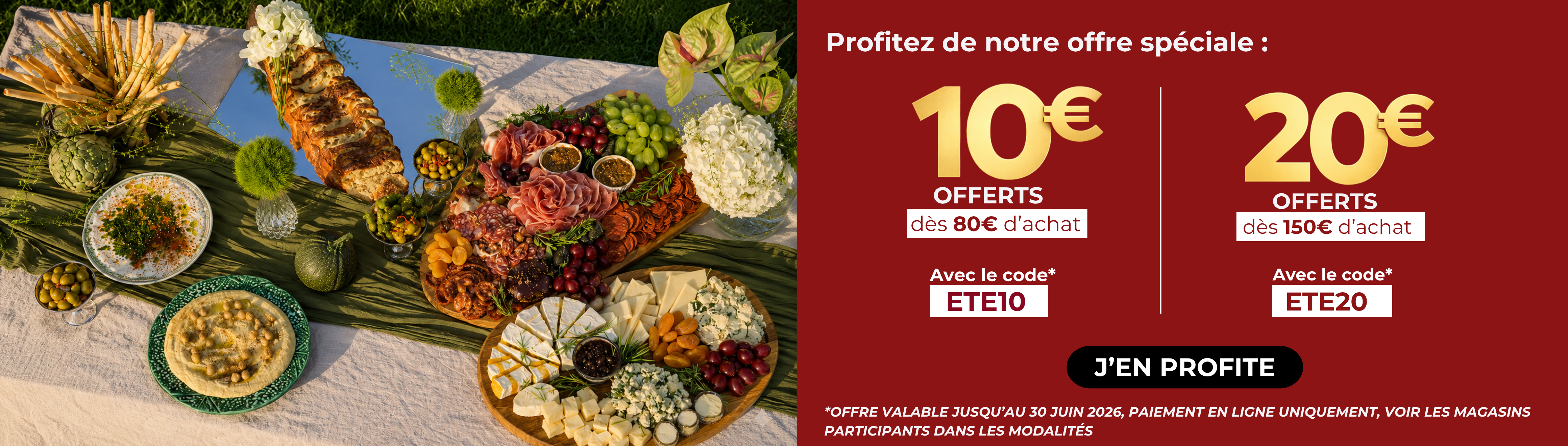 Jusqu'à 20€ de remise