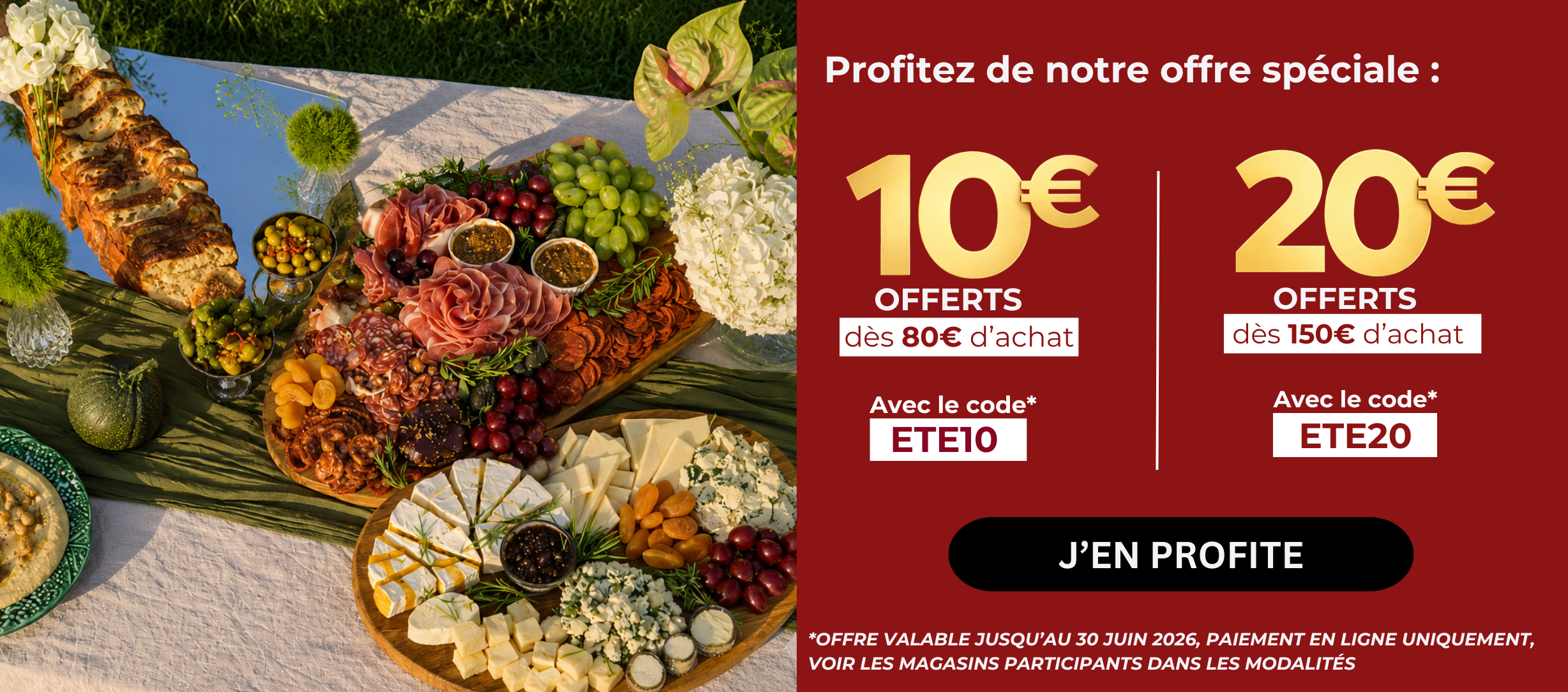 Jusqu'à 20€ de remise