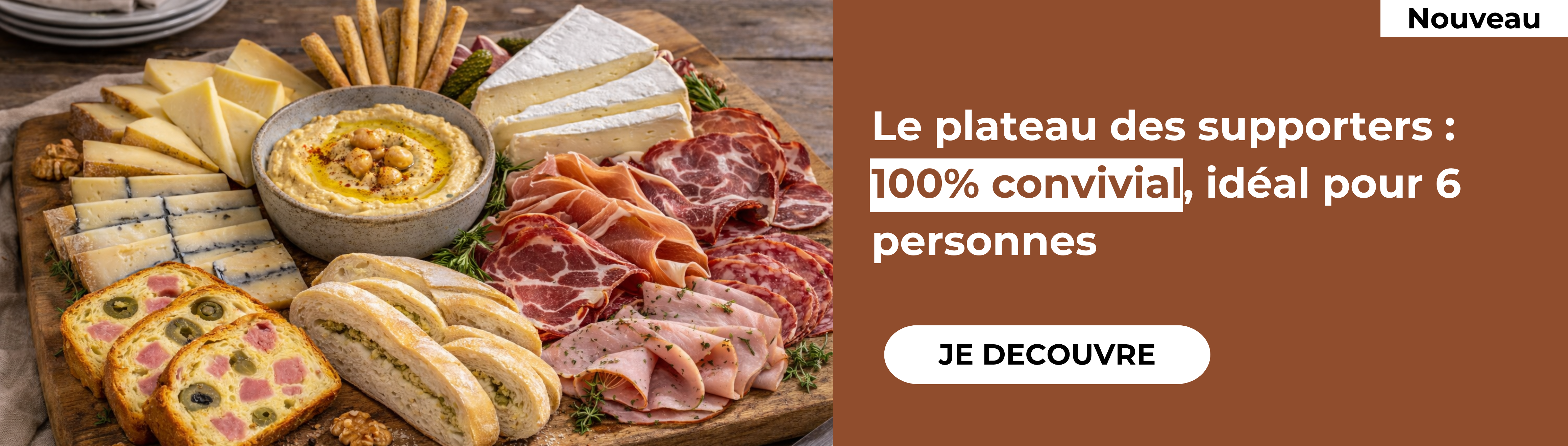 Nouveau plateau apéritif