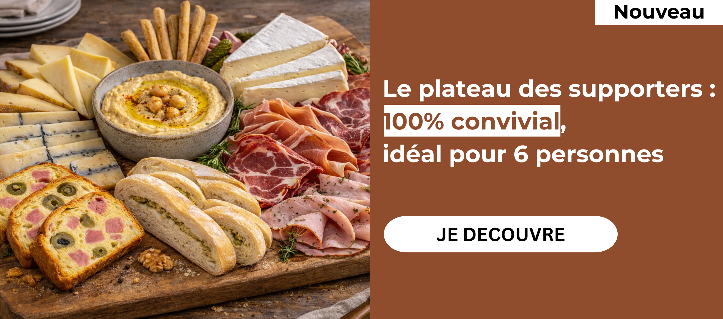 Nouveau plateau apéritif