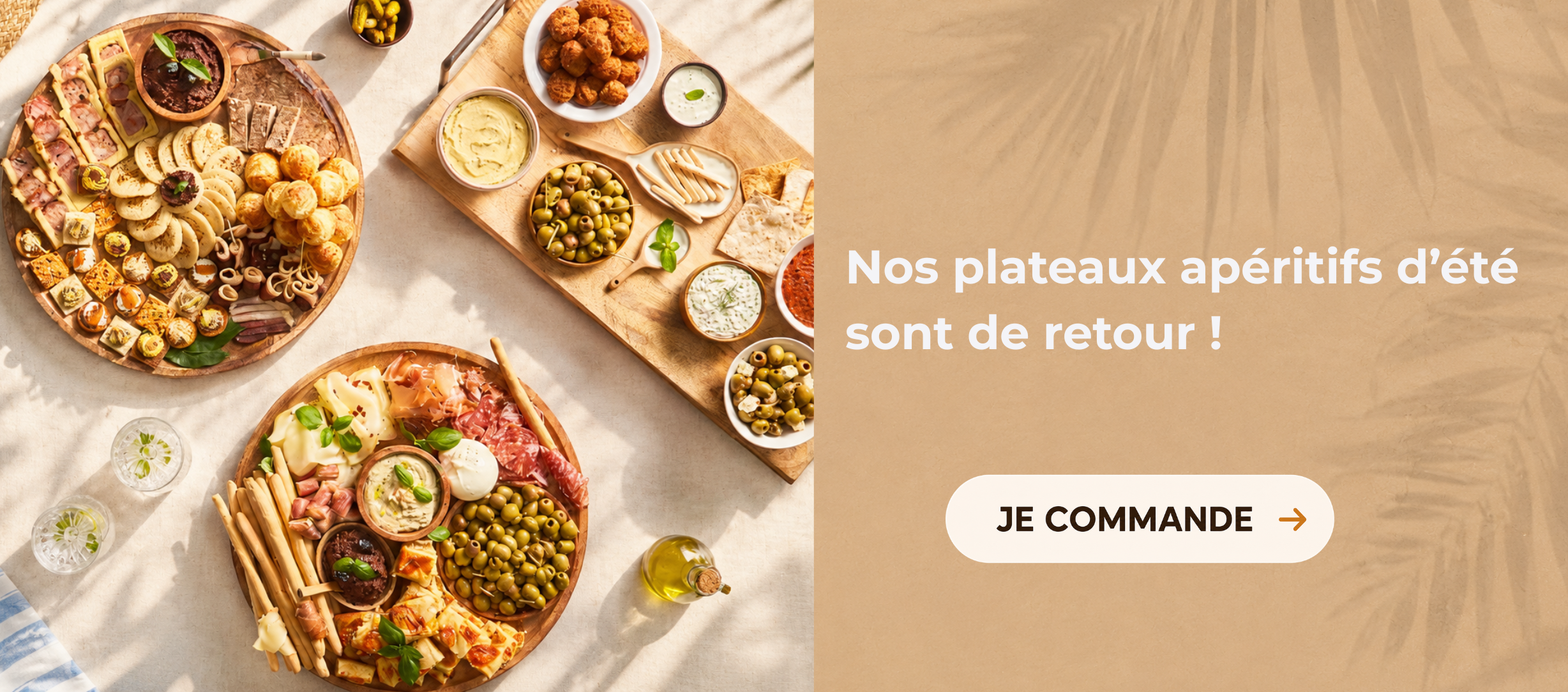 Plateaux apéritifs d'été