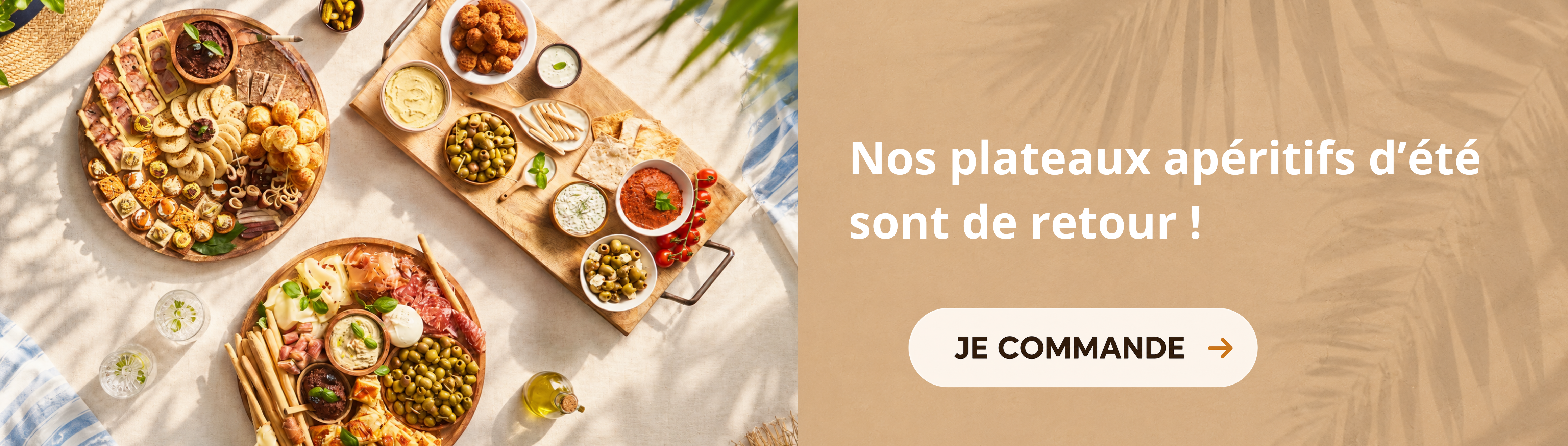 Plateaux apéritifs d'été