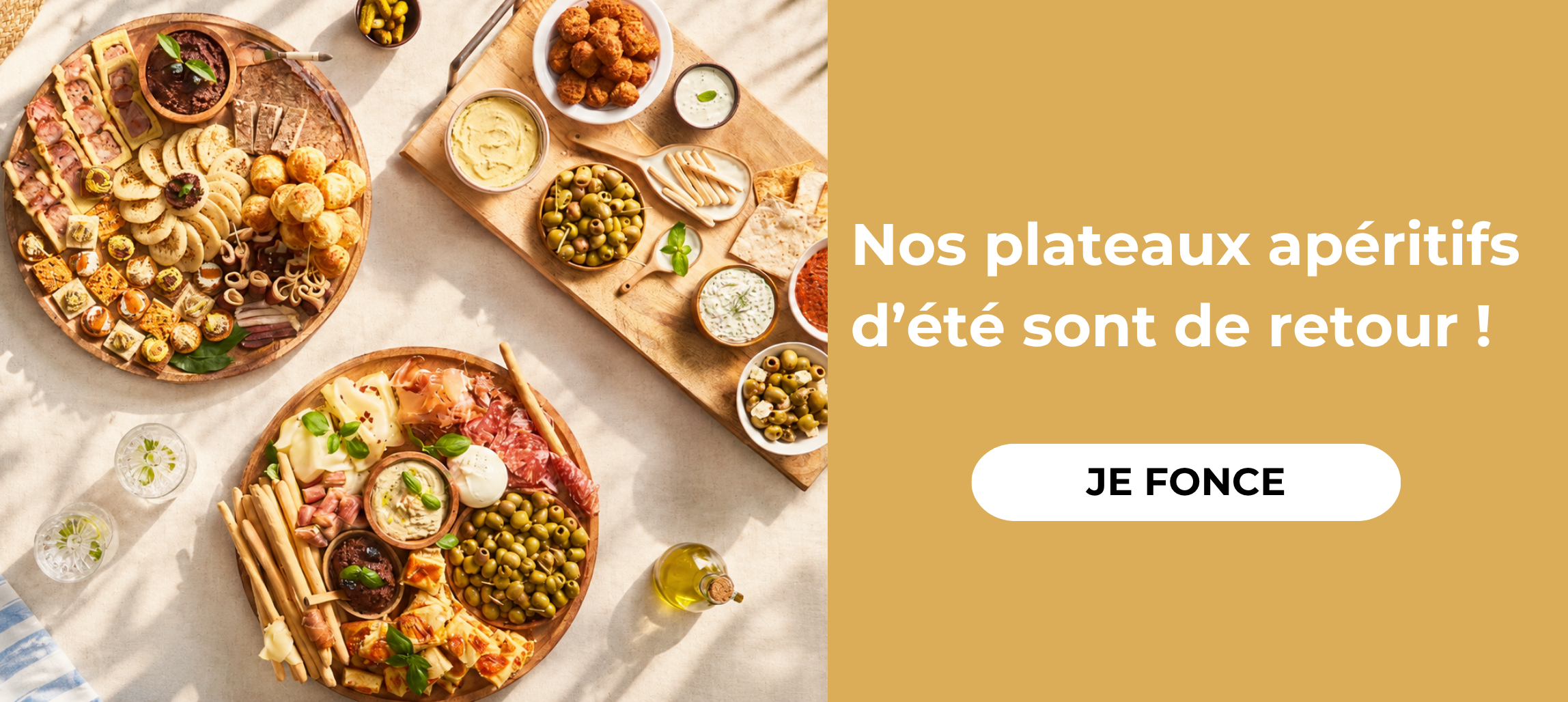 Plateaux apéritifs d'été
