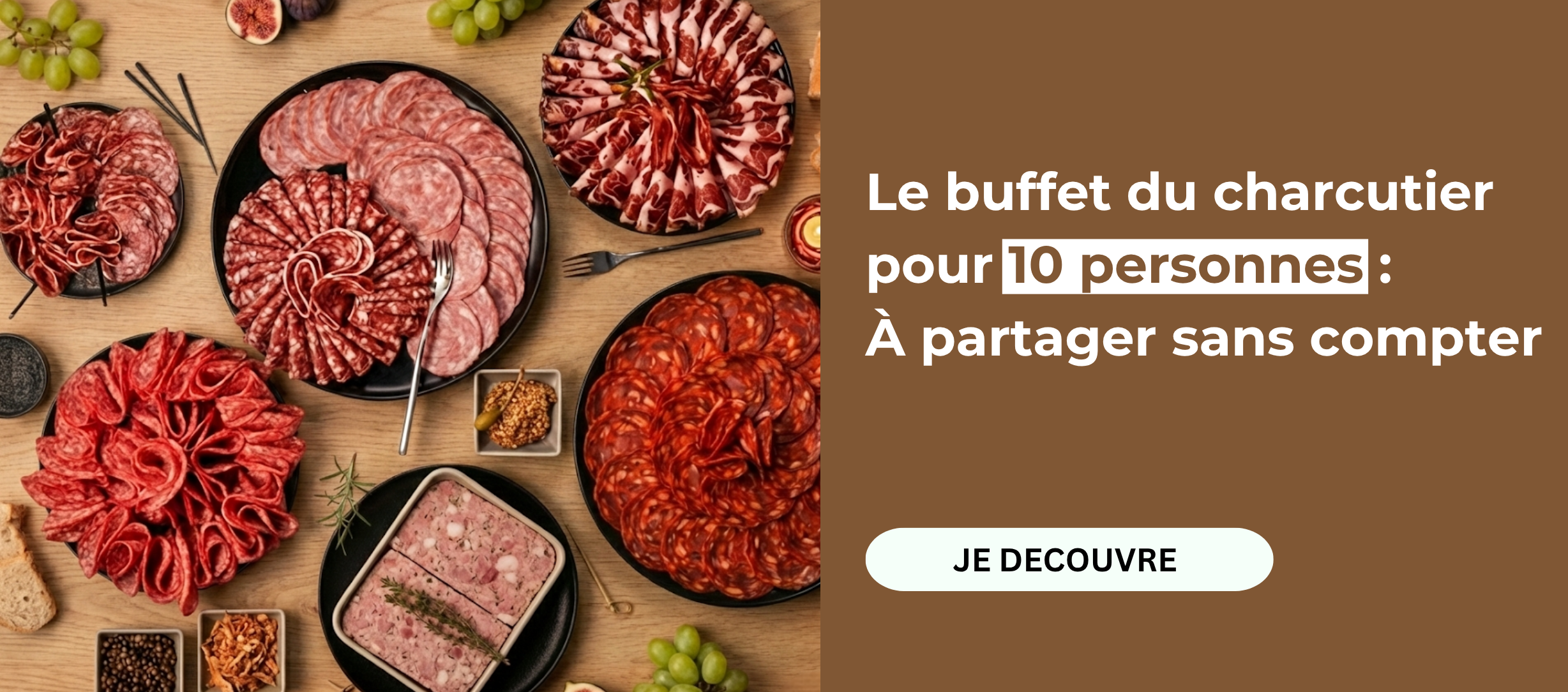 Le buffet du charcutier pour 10 personnes : à partager sans compter – Je découvre.